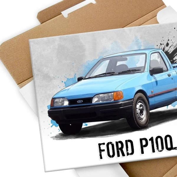 Plakat z metalu pudelko Ford P100